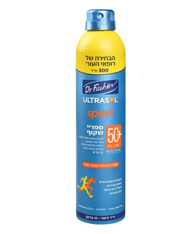 Ultrasol Sport Прозрачный Спрей 300 мл, + SPF50