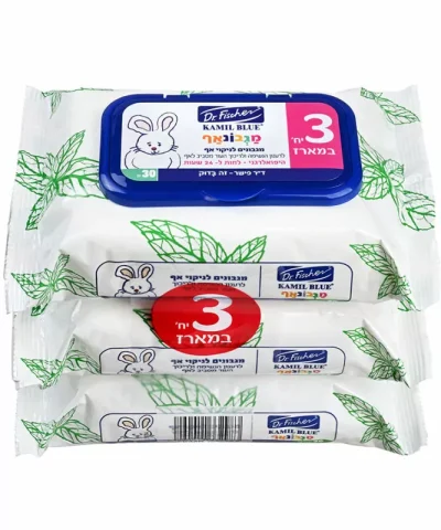 Салфетки Camille Blue 3*30 шт.