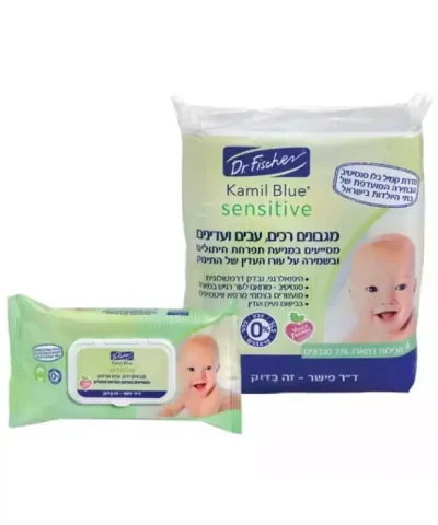 Салфетки Camille Blue Sensative для лечения и профилактики опрелостей 4*56