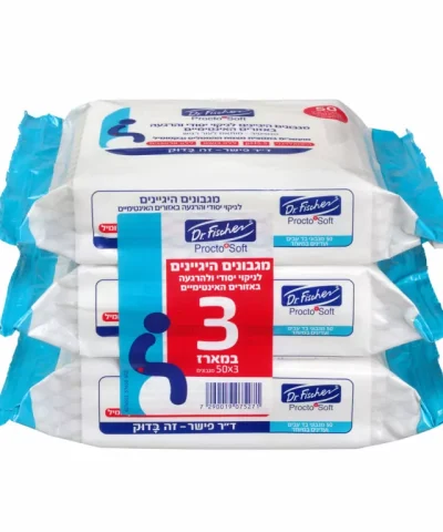 Мягкие Гигиенические салфетки Procato в трех упаковках 3*50