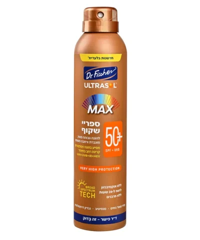 Прозрачный солнцезащитный спрей Ultrasol Max, SPF 50+