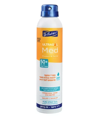 Прозрачный солнцезащитный спрей Ultrasol MED, SPF 50+