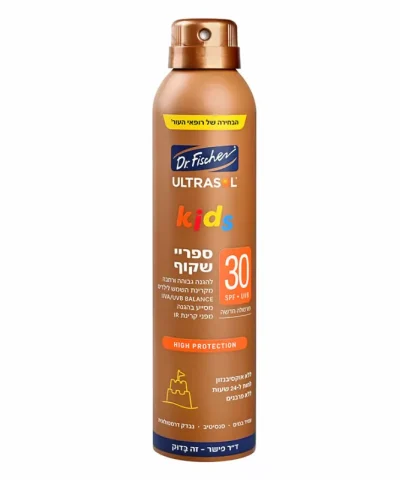 Детский солнцезащитный спрей Ultrasol Kids, прозрачный, SPF 30 (непрерывное распыление)
